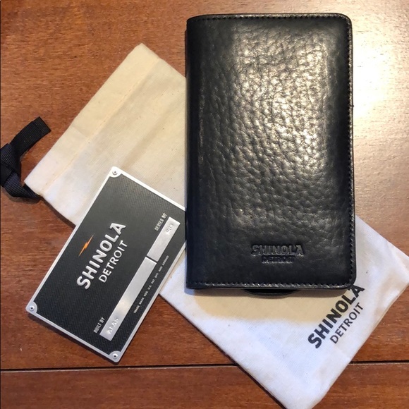 Shinola Other - NEW Shinola Detroit Black Leather Wallet 😊